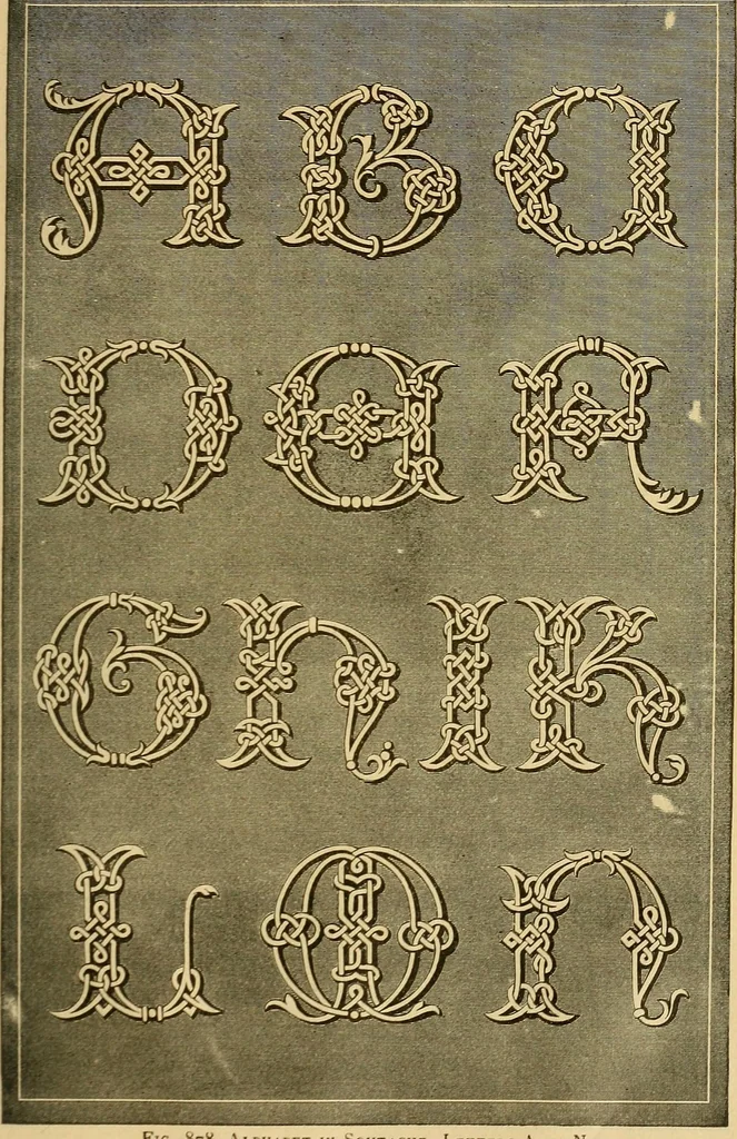 An illustration from Encyclopedia of needlework, 1890, leaf 554