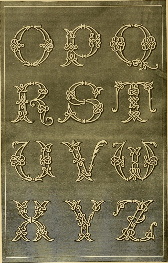 An illustration from Encyclopedia of needlework, 1890, leaf 555