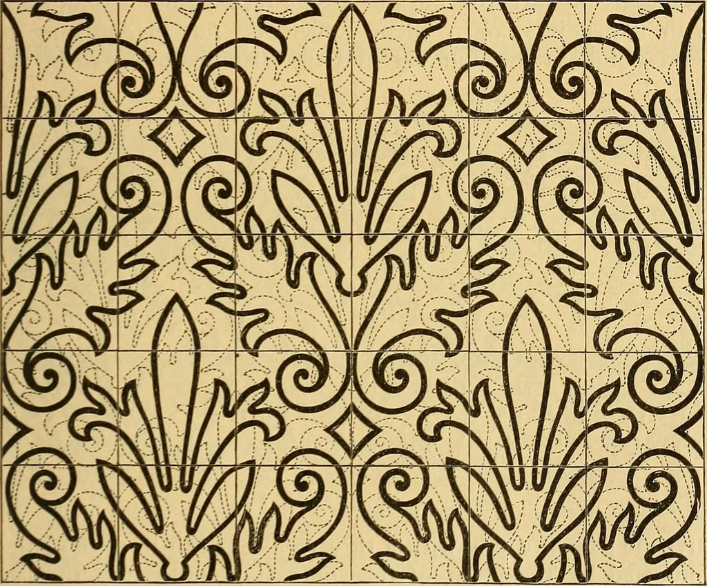 An illustration from Encyclopedia of needlework, 1890, leaf 568