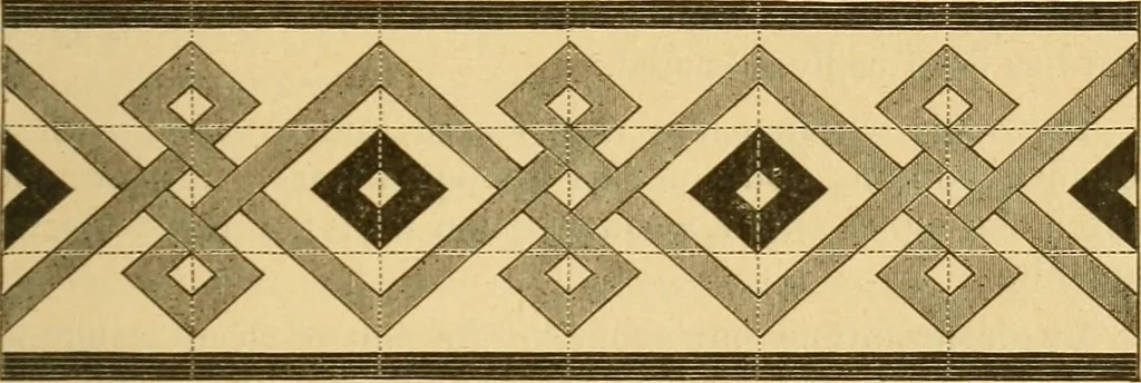An illustration from Encyclopedia of needlework, 1890, leaf 570