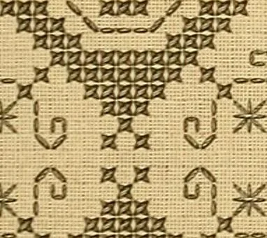 An illustration from Encyclopedia of needlework, 1890, leaf 586
