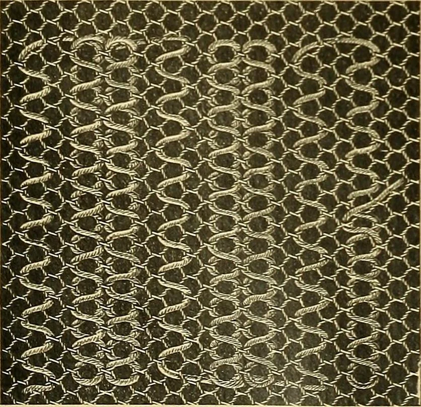 An illustration from Encyclopedia of needlework, 1890, leaf 59