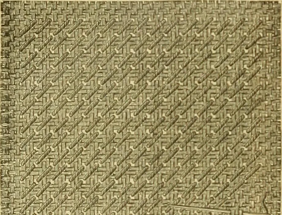 An illustration from Encyclopedia of needlework, 1890, leaf 71