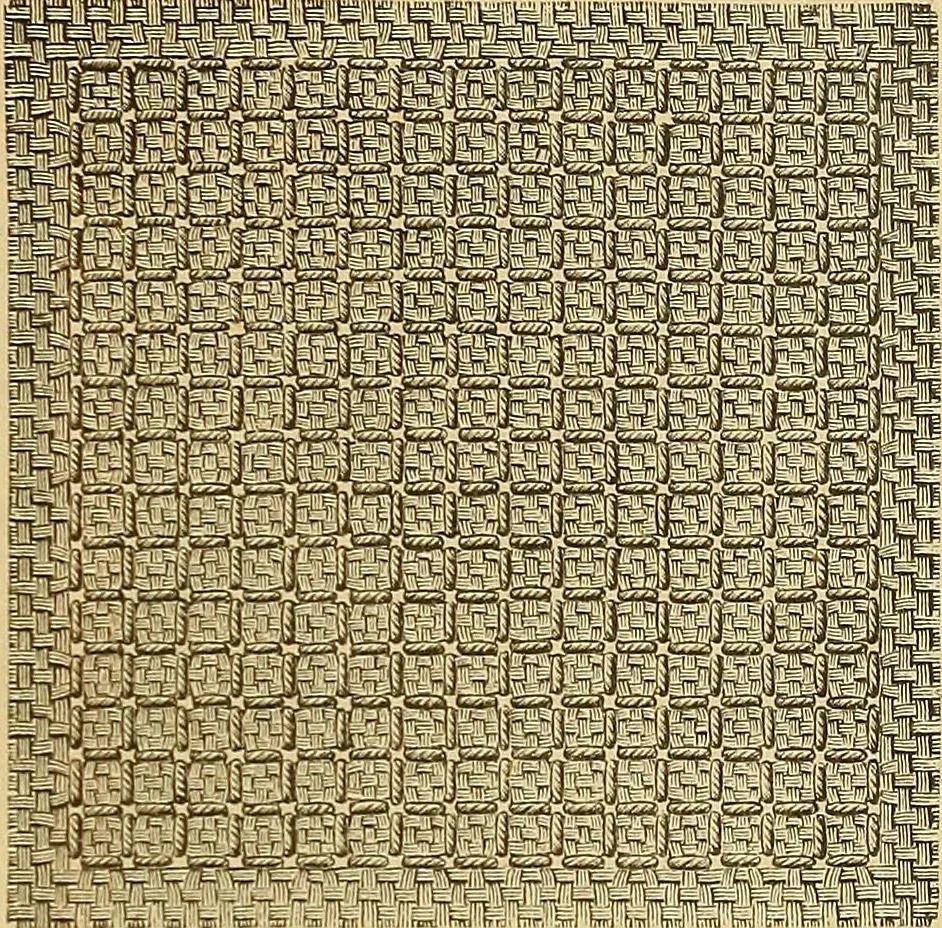 An illustration from Encyclopedia of needlework, 1890, leaf 72
