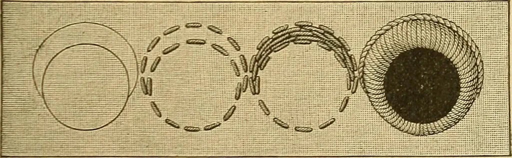 An illustration from Encyclopedia of needlework, 1890, leaf 88