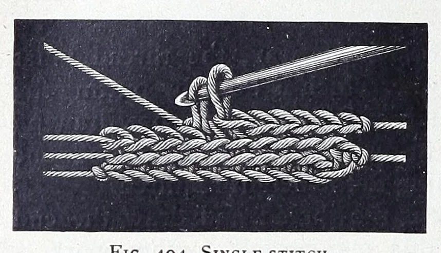 An illustration from Encyclopedia of needlework, 1890, leaf 234