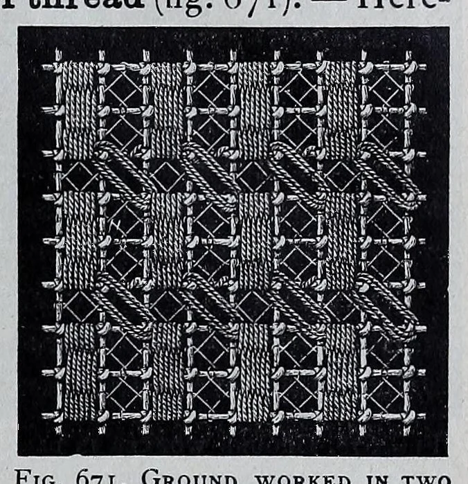 An illustration from Encyclopedia of needlework, 1890, leaf 435