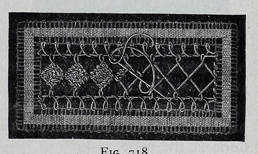 An illustration from Encyclopedia of needlework, 1890, leaf 459