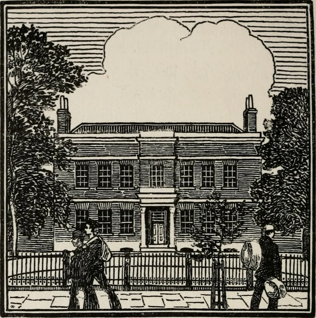 An illustration from An endeavor towards the teaching of John Ruskin and William Morris. Being a brief account of the work, the aims, and the principles of the Guild of handicraft in East London, 1901, leaf 15