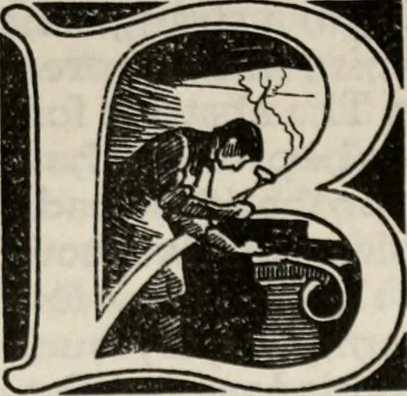 An illustration from An endeavor towards the teaching of John Ruskin and William Morris. Being a brief account of the work, the aims, and the principles of the Guild of handicraft in East London, 1901, leaf 58