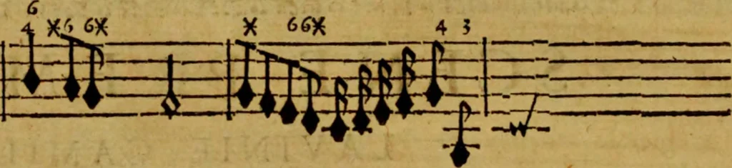 An illustration from Enée et Lavinie, tragédie, 1 act, 1690, leaf 119
