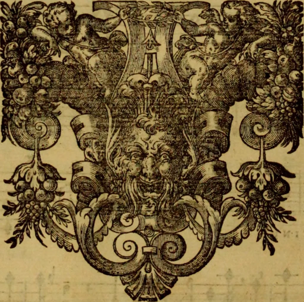 An illustration from Enée et Lavinie, tragédie, 1 act, 1690, leaf 161