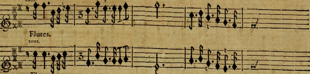 An illustration from Enée et Lavinie, tragédie, 1 act, 1690, leaf 244