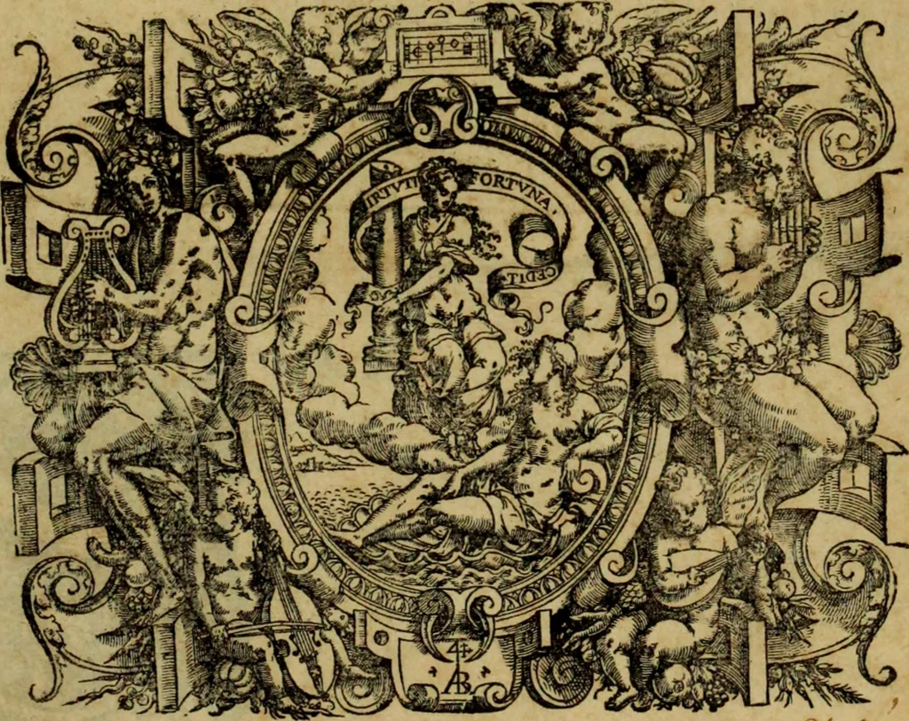 An illustration from Enée et Lavinie, tragédie, 1 act, 1690, leaf 4