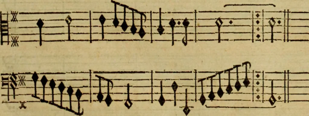 An illustration from Enée et Lavinie, tragédie, 1 act, 1690, leaf 96