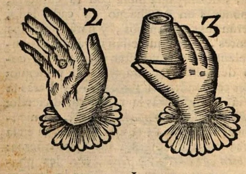 An illustration from Enganos A Ojos Vistas, Y Diversion De Trabajos Mundanos, Fundada En Licitos Juegos De Manos, 1733, By Pablo Minguet E Irol, 1733, leaf 21