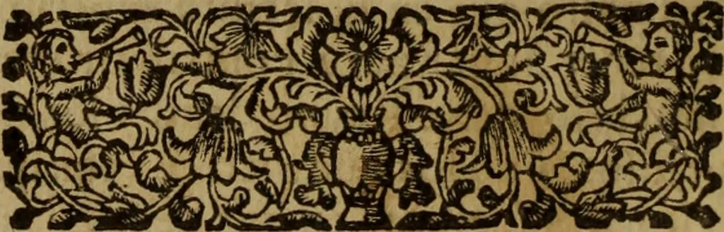 An illustration from Engaños y desengaños del profano amor : deducidos de la amorosa historia, que à este fin se refiere del ducque D. Federico de Toledo : donde se disuade lo nocivo de esta passion, y se previene su remedio en diversos documentos morales, y politicos ; illustrados de toda erudicion sacra y humana ..., 1687, leaf 27