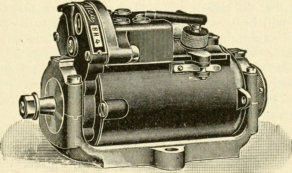 An illustration from Engelman's autocraft; being an instructive study of the automobile; its care and management; how to drive; locating troubles and repairing them; with chapters exploiting some of the latest devices used in automobile construction, 1914, leaf 144