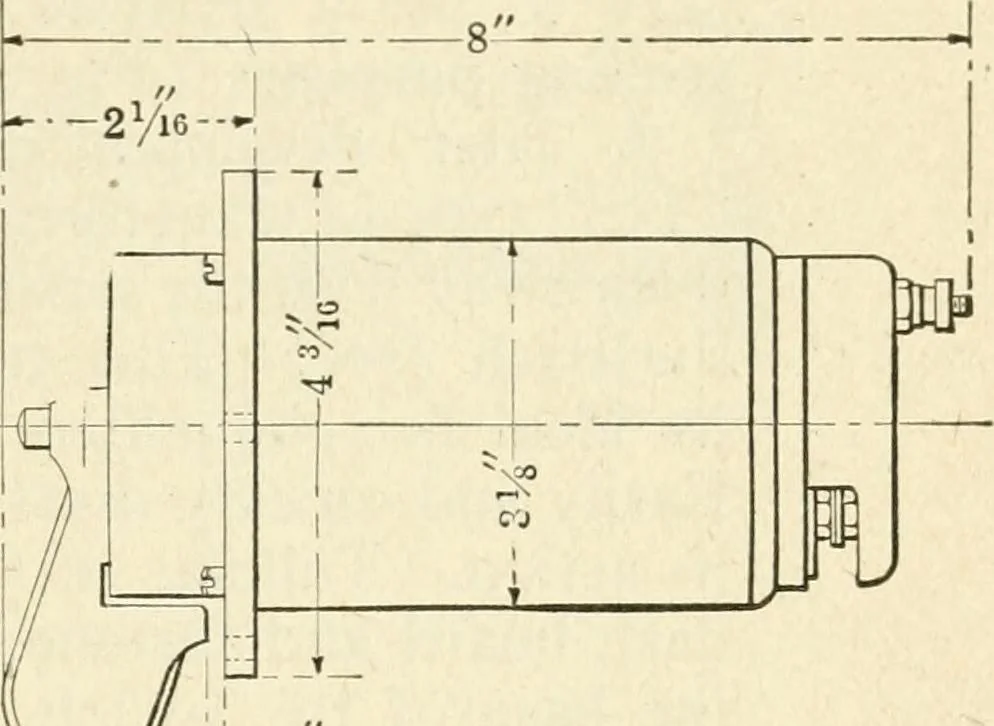 An illustration from Engelman's autocraft; being an instructive study of the automobile; its care and management; how to drive; locating troubles and repairing them; with chapters exploiting some of the latest devices used in automobile construction, 1914, leaf 152