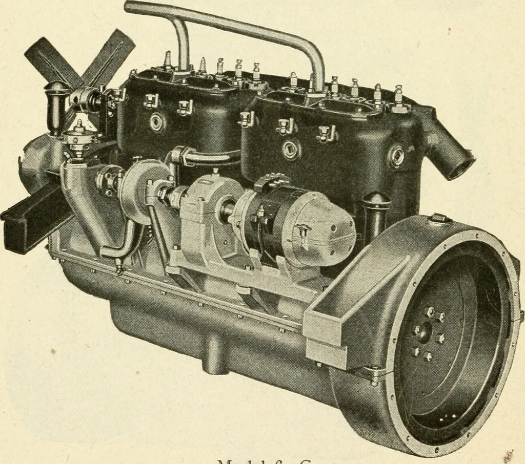 An illustration from Engelman's autocraft; being an instructive study of the automobile; its care and management; how to drive; locating troubles and repairing them; with chapters exploiting some of the latest devices used in automobile construction, 1914, leaf 157