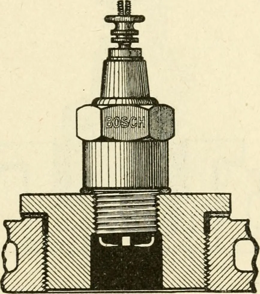 An illustration from Engelman's autocraft; being an instructive study of the automobile; its care and management; how to drive; locating troubles and repairing them; with chapters exploiting some of the latest devices used in automobile construction, 1914, leaf 216