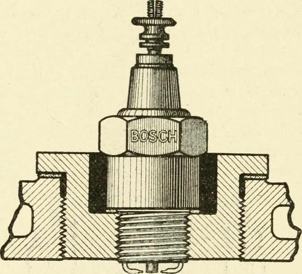 An illustration from Engelman's autocraft; being an instructive study of the automobile; its care and management; how to drive; locating troubles and repairing them; with chapters exploiting some of the latest devices used in automobile construction, 1914, leaf 217