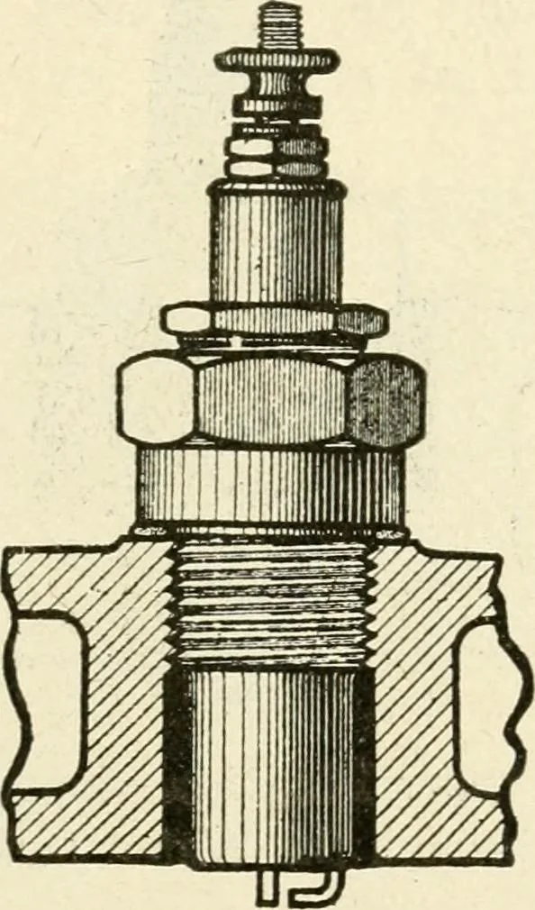 An illustration from Engelman's autocraft; being an instructive study of the automobile; its care and management; how to drive; locating troubles and repairing them; with chapters exploiting some of the latest devices used in automobile construction, 1914, leaf 218