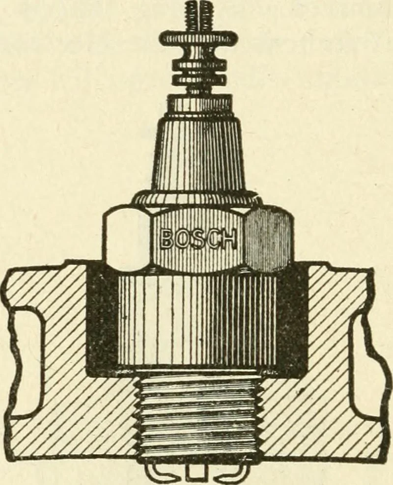 An illustration from Engelman's autocraft; being an instructive study of the automobile; its care and management; how to drive; locating troubles and repairing them; with chapters exploiting some of the latest devices used in automobile construction, 1914, leaf 219