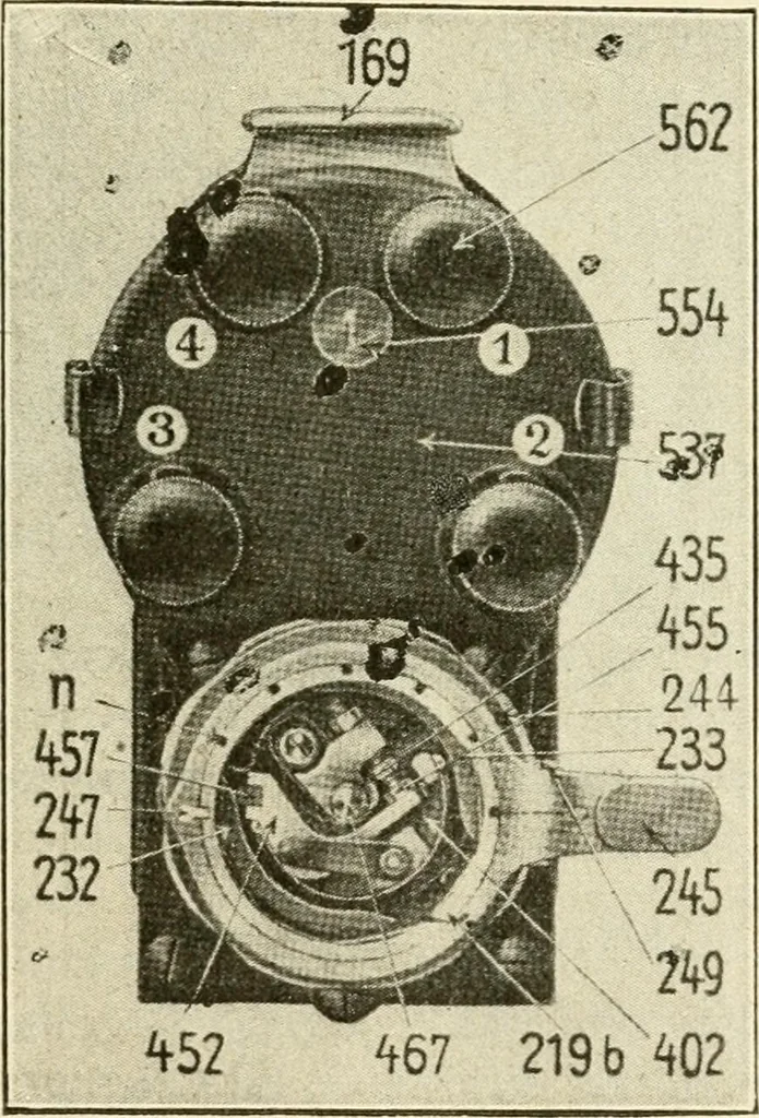 An illustration from Engelman's autocraft; being an instructive study of the automobile; its care and management; how to drive; locating troubles and repairing them; with chapters exploiting some of the latest devices used in automobile construction, 1914, leaf 220