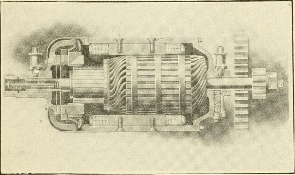 An illustration from Engelman's autocraft; being an instructive study of the automobile; its care and management; how to drive; locating troubles and repairing them; with chapters exploiting some of the latest devices used in automobile construction, 1914, leaf 60