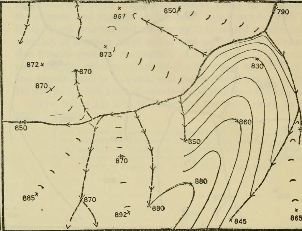 An illustration from Engineer course in topography, 1922, leaf 152