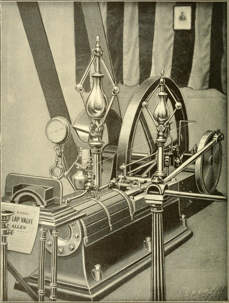 An illustration from Engineering reminiscences contributed to "Power" and "American machinist", 1908, leaf 111