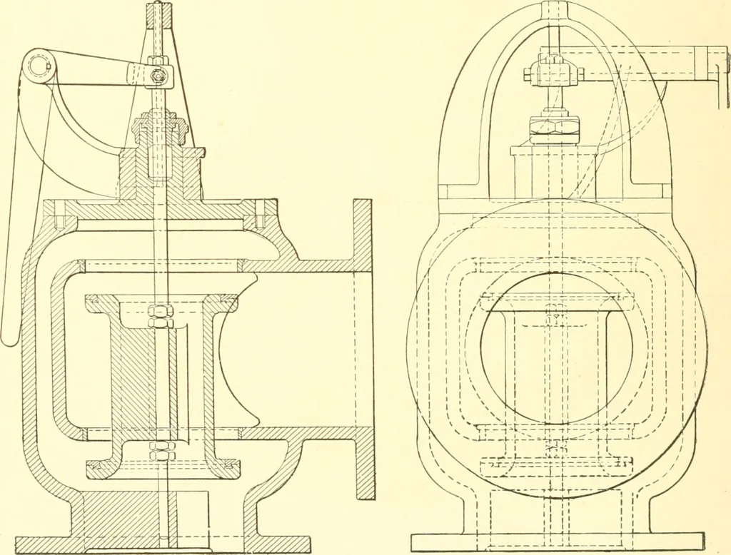 An illustration from Engineering reminiscences contributed to "Power" and "American machinist", 1908, leaf 315
