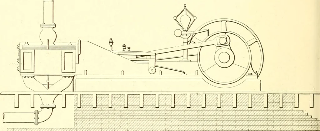 An illustration from Engineering reminiscences contributed to "Power" and "American machinist", 1908, leaf 325