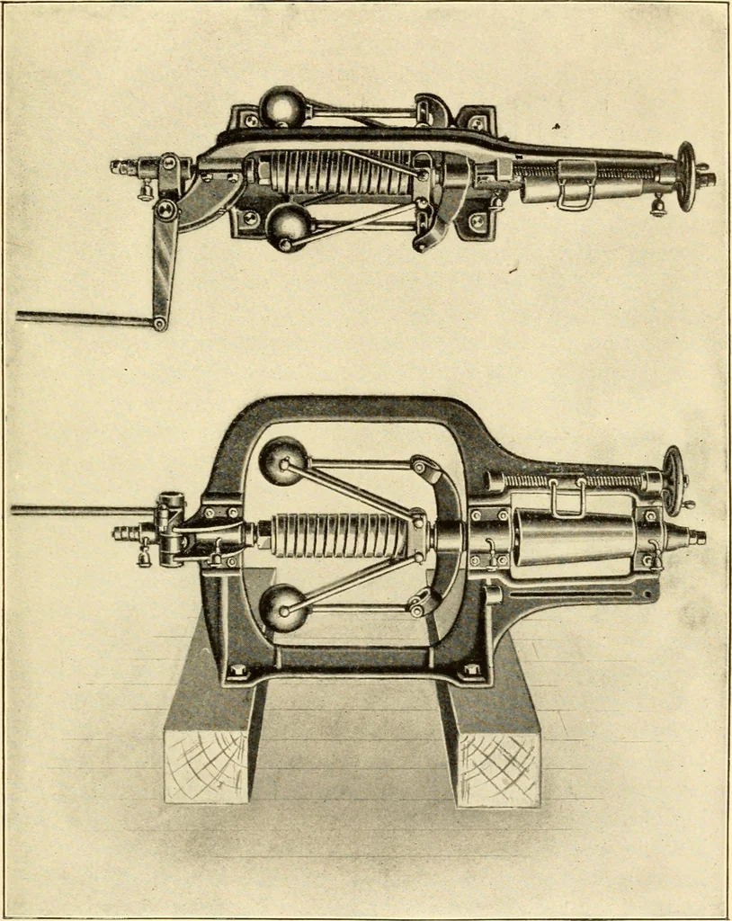 An illustration from Engineering reminiscences contributed to "Power" and "American machinist", 1908, leaf 66