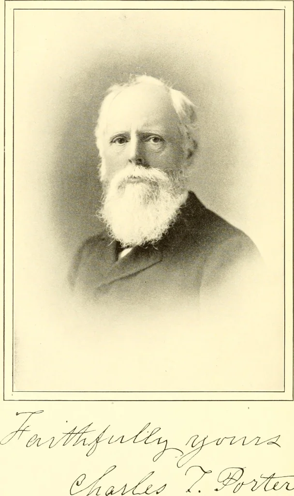 An illustration from Engineering reminiscences contributed to "Power" and "American machinist", 1908, leaf 7