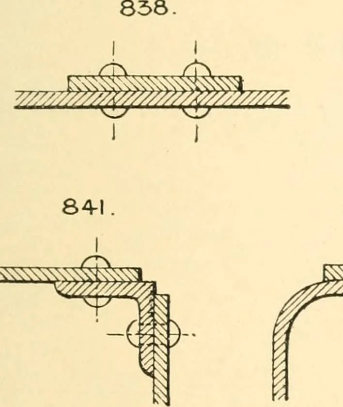 An illustration from The engineer's sketch-book of mechanical movements, devices, appliances, contrivances and details employed in the design and construction of machinery for every purpose;, 1902, leaf 113