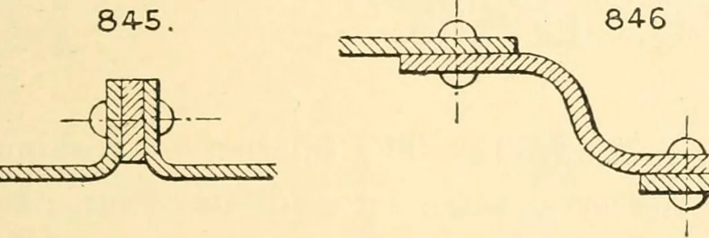 An illustration from The engineer's sketch-book of mechanical movements, devices, appliances, contrivances and details employed in the design and construction of machinery for every purpose;, 1902, leaf 113