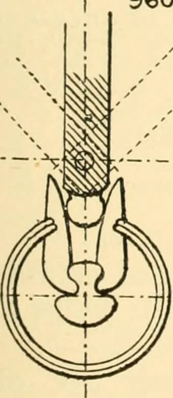 An illustration from The engineer's sketch-book of mechanical movements, devices, appliances, contrivances and details employed in the design and construction of machinery for every purpose;, 1902, leaf 125