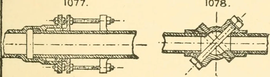 An illustration from The engineer's sketch-book of mechanical movements, devices, appliances, contrivances and details employed in the design and construction of machinery for every purpose;, 1902, leaf 137