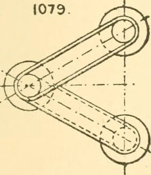 An illustration from The engineer's sketch-book of mechanical movements, devices, appliances, contrivances and details employed in the design and construction of machinery for every purpose;, 1902, leaf 137