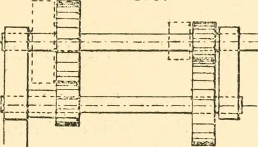 An illustration from The engineer's sketch-book of mechanical movements, devices, appliances, contrivances and details employed in the design and construction of machinery for every purpose;, 1902, leaf 201