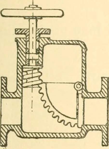 An illustration from The engineer's sketch-book of mechanical movements, devices, appliances, contrivances and details employed in the design and construction of machinery for every purpose;, 1902, leaf 207