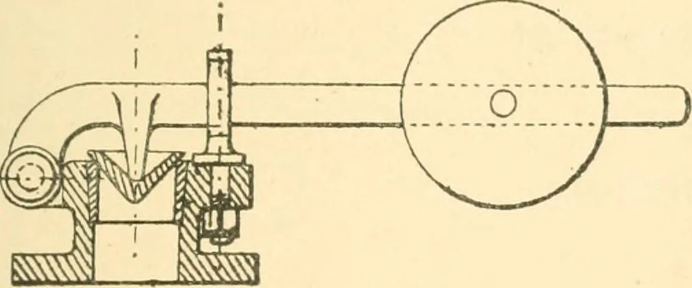 An illustration from The engineer's sketch-book of mechanical movements, devices, appliances, contrivances and details employed in the design and construction of machinery for every purpose;, 1902, leaf 207