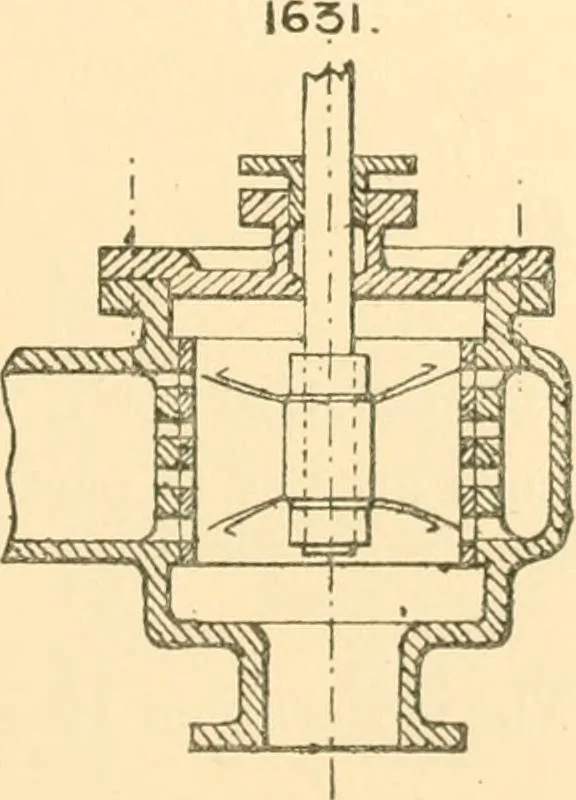 An illustration from The engineer's sketch-book of mechanical movements, devices, appliances, contrivances and details employed in the design and construction of machinery for every purpose;, 1902, leaf 207