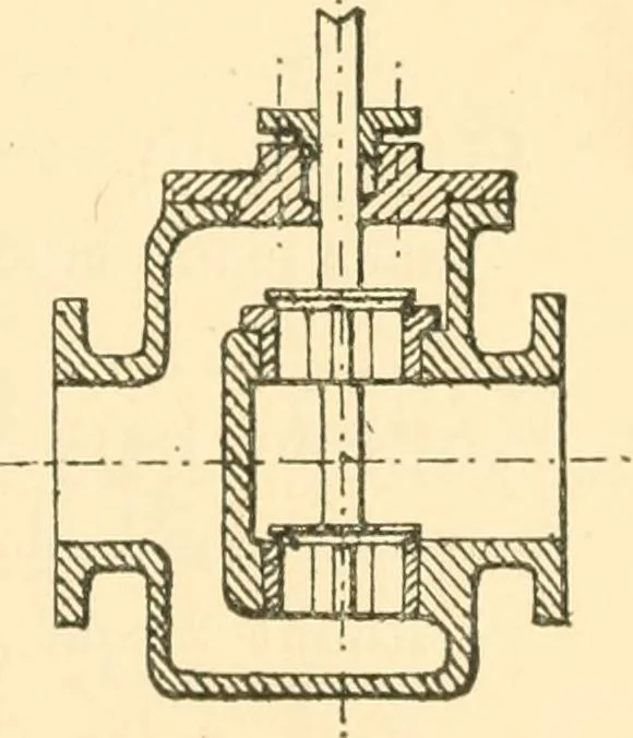 An illustration from The engineer's sketch-book of mechanical movements, devices, appliances, contrivances and details employed in the design and construction of machinery for every purpose;, 1902, leaf 207
