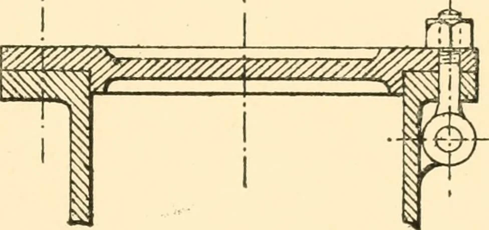 An illustration from The engineer's sketch-book of mechanical movements, devices, appliances, contrivances and details employed in the design and construction of machinery for every purpose;, 1902, leaf 249