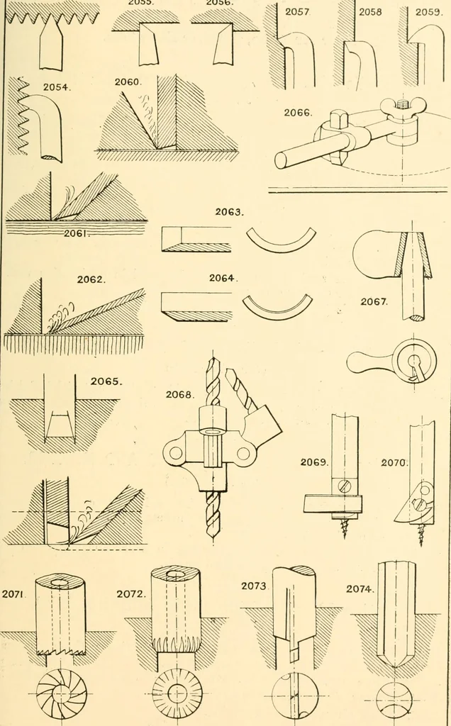 An illustration from The engineer's sketch-book of mechanical movements, devices, appliances, contrivances and details employed in the design and construction of machinery for every purpose;, 1902, leaf 269