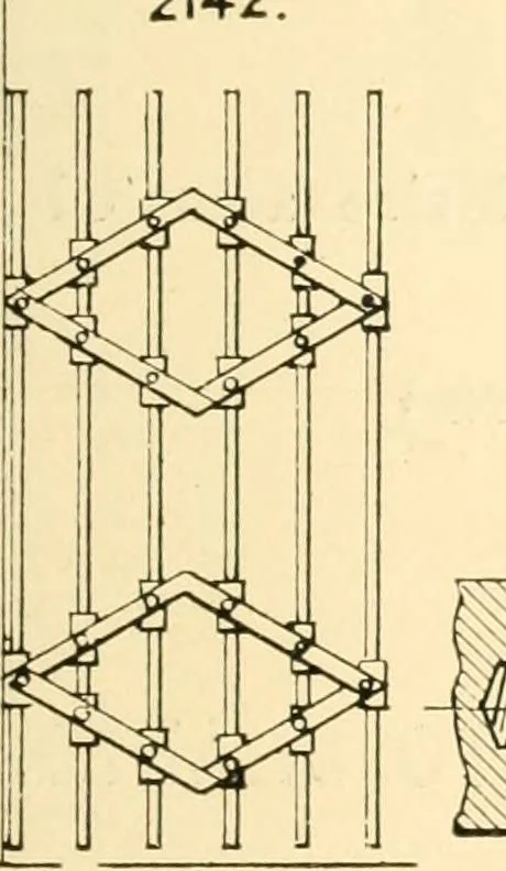 An illustration from The engineer's sketch-book of mechanical movements, devices, appliances, contrivances and details employed in the design and construction of machinery for every purpose;, 1902, leaf 279