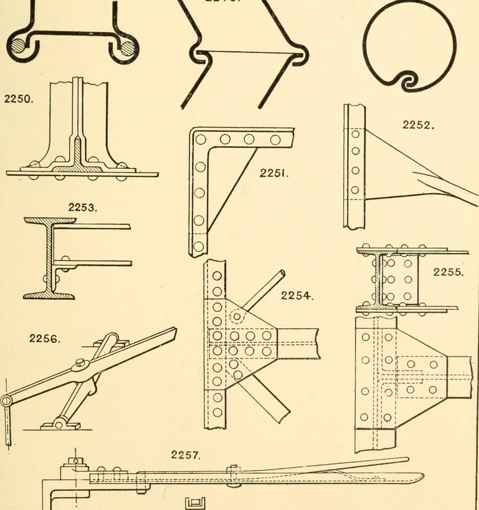 An illustration from The engineer's sketch-book of mechanical movements, devices, appliances, contrivances and details employed in the design and construction of machinery for every purpose;, 1902, leaf 293
